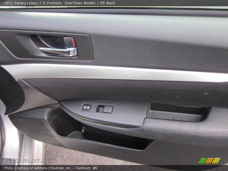 Steel Silver Metallic / Off-Black 2011 Subaru Legacy 2.5i Premium