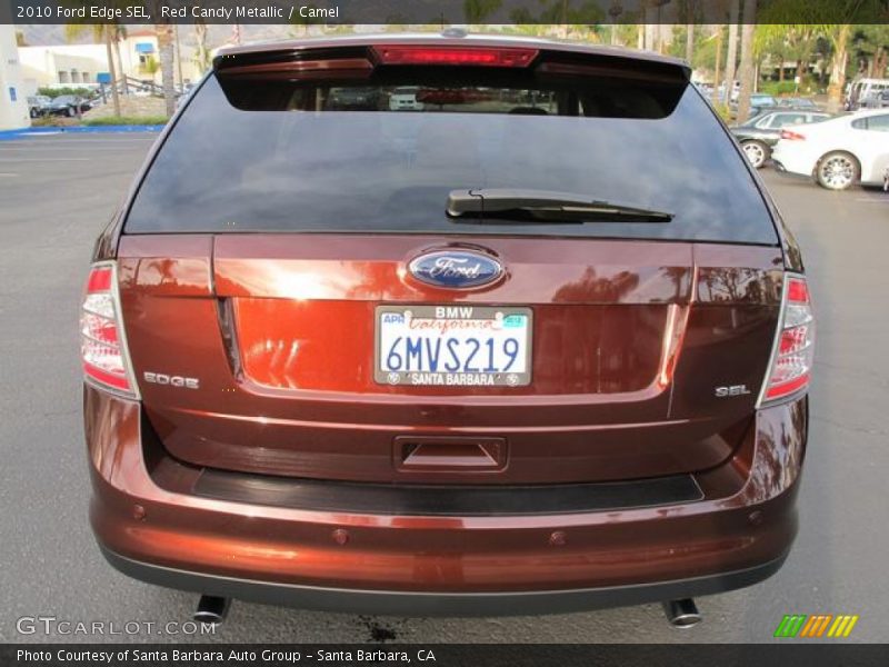 Red Candy Metallic / Camel 2010 Ford Edge SEL