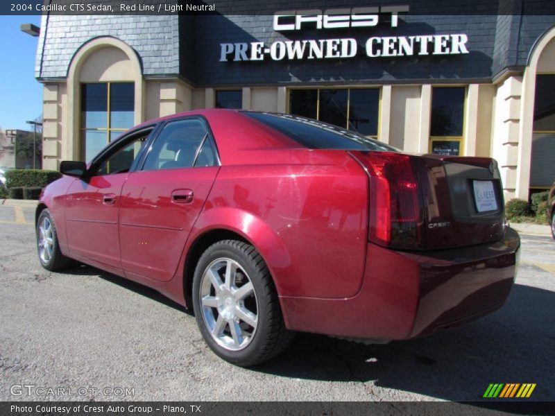 Red Line / Light Neutral 2004 Cadillac CTS Sedan