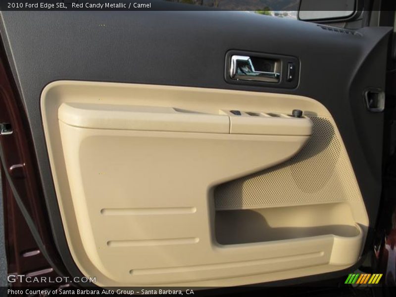 Red Candy Metallic / Camel 2010 Ford Edge SEL