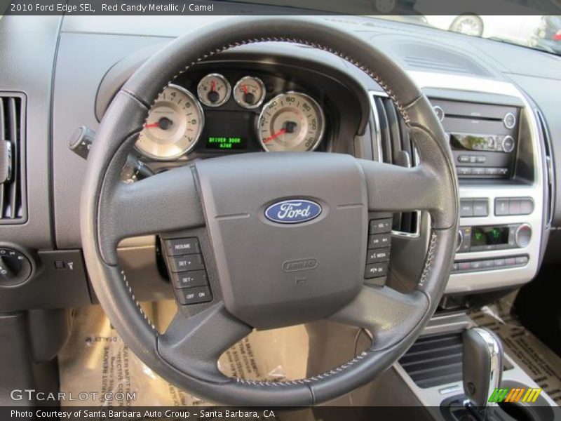 Red Candy Metallic / Camel 2010 Ford Edge SEL