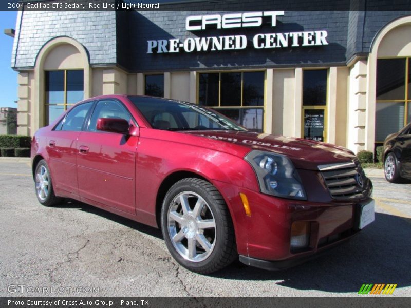 Red Line / Light Neutral 2004 Cadillac CTS Sedan