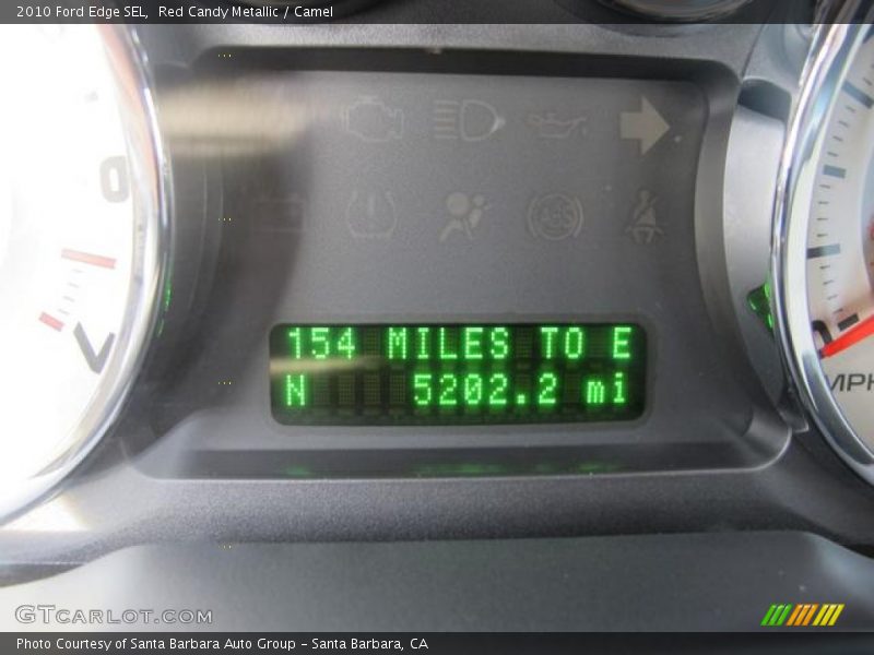Red Candy Metallic / Camel 2010 Ford Edge SEL