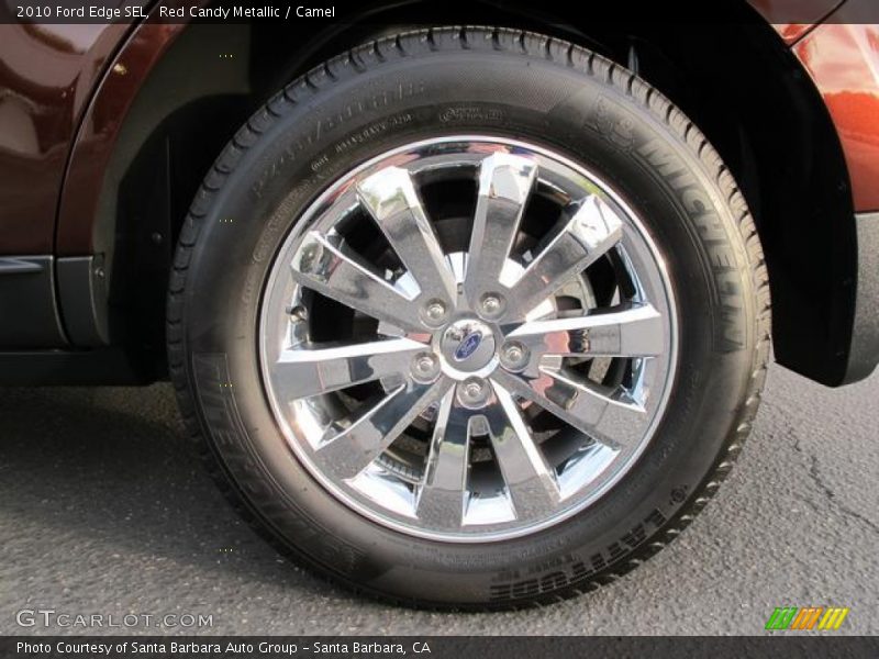 Red Candy Metallic / Camel 2010 Ford Edge SEL