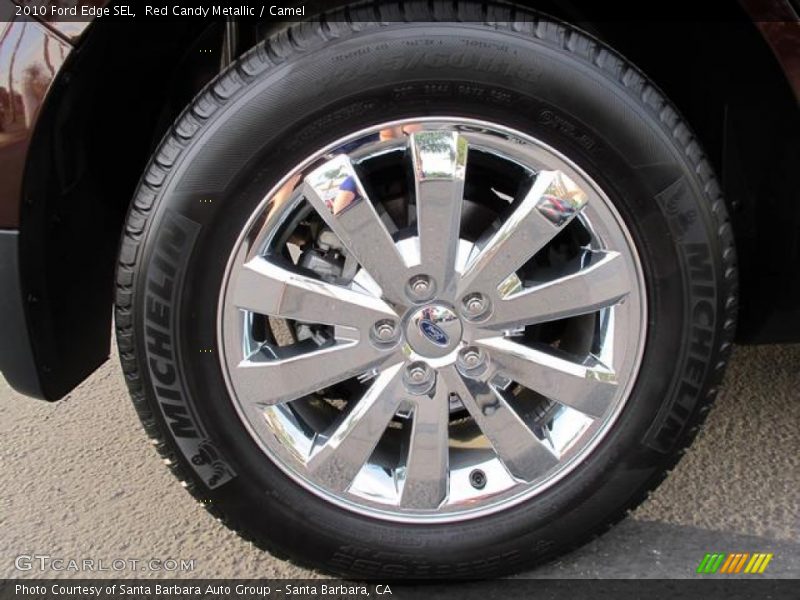 Red Candy Metallic / Camel 2010 Ford Edge SEL