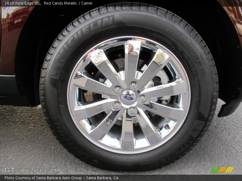 Red Candy Metallic / Camel 2010 Ford Edge SEL