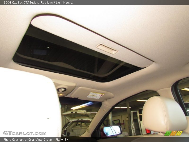 Red Line / Light Neutral 2004 Cadillac CTS Sedan