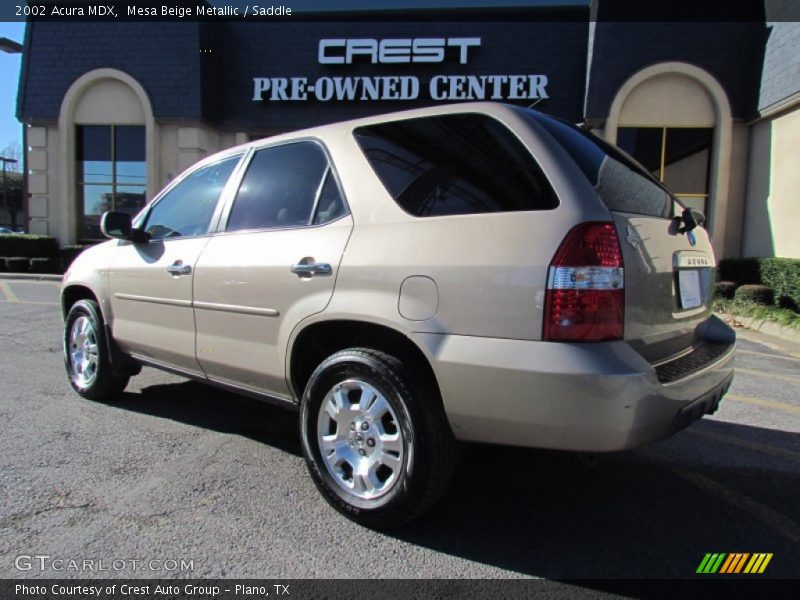 Mesa Beige Metallic / Saddle 2002 Acura MDX