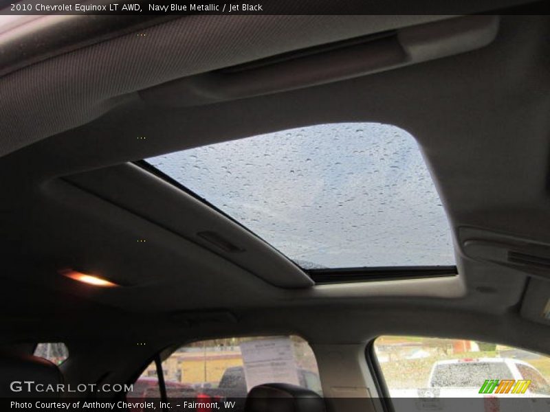 Navy Blue Metallic / Jet Black 2010 Chevrolet Equinox LT AWD