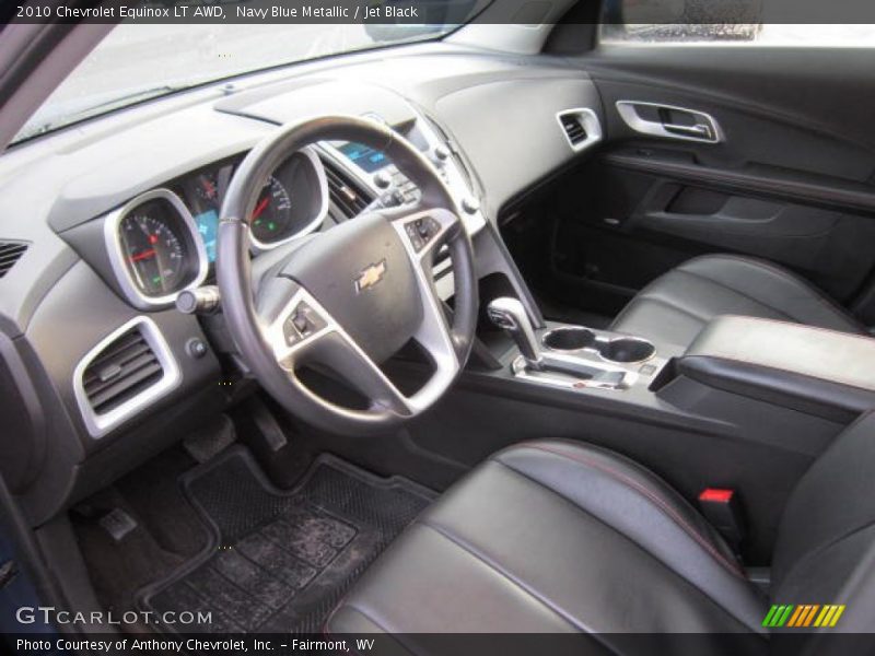 Jet Black Interior - 2010 Equinox LT AWD 