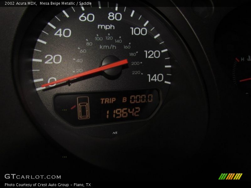 Mesa Beige Metallic / Saddle 2002 Acura MDX