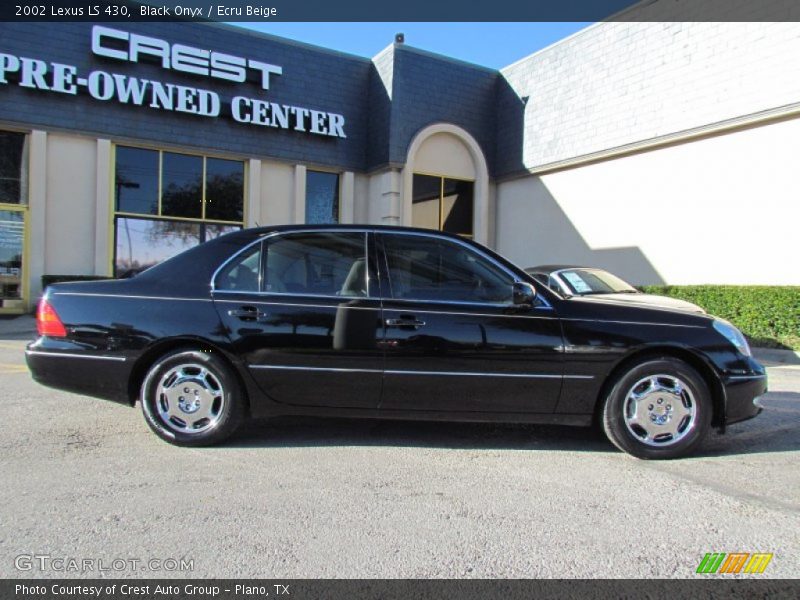 Black Onyx / Ecru Beige 2002 Lexus LS 430