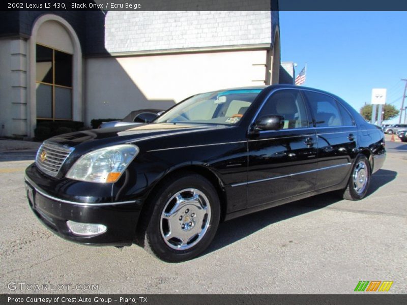 Black Onyx / Ecru Beige 2002 Lexus LS 430