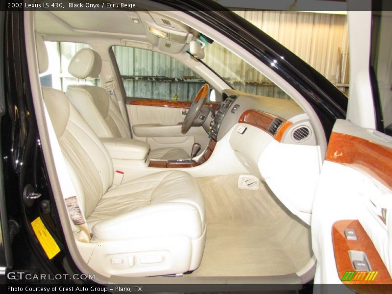 Black Onyx / Ecru Beige 2002 Lexus LS 430