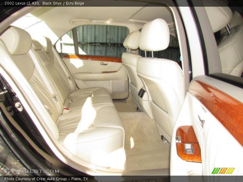 Black Onyx / Ecru Beige 2002 Lexus LS 430