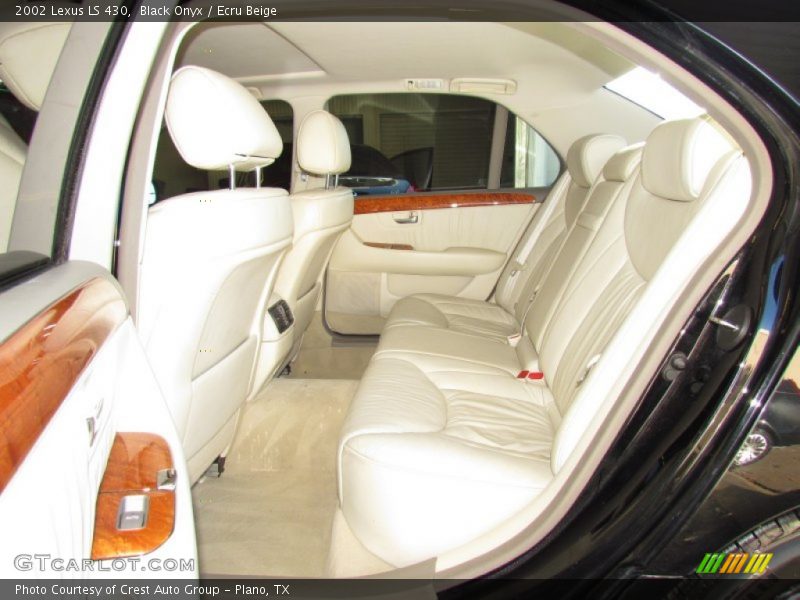 Black Onyx / Ecru Beige 2002 Lexus LS 430