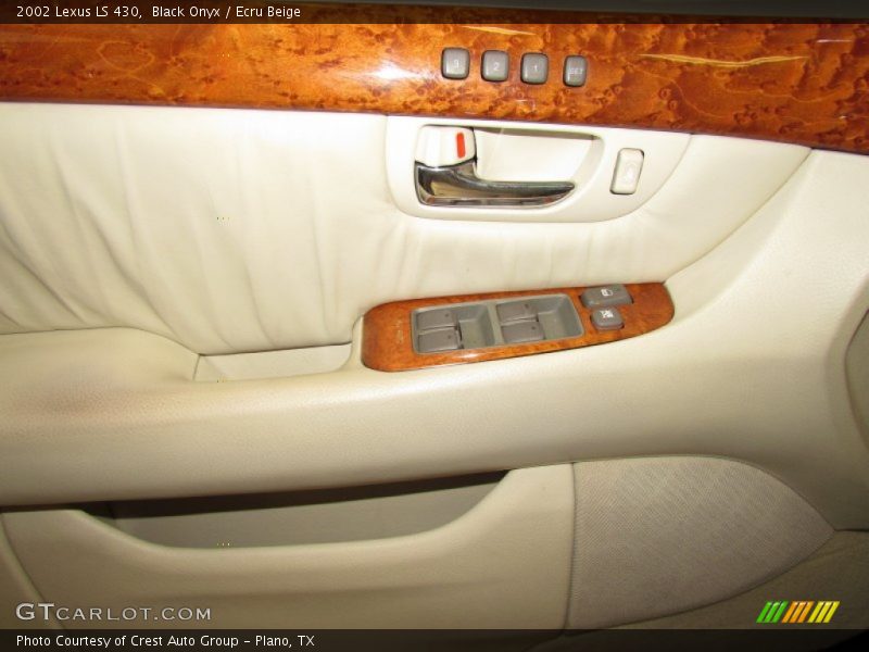 Black Onyx / Ecru Beige 2002 Lexus LS 430