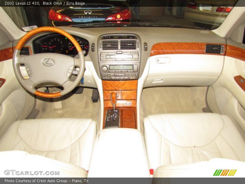 Black Onyx / Ecru Beige 2002 Lexus LS 430