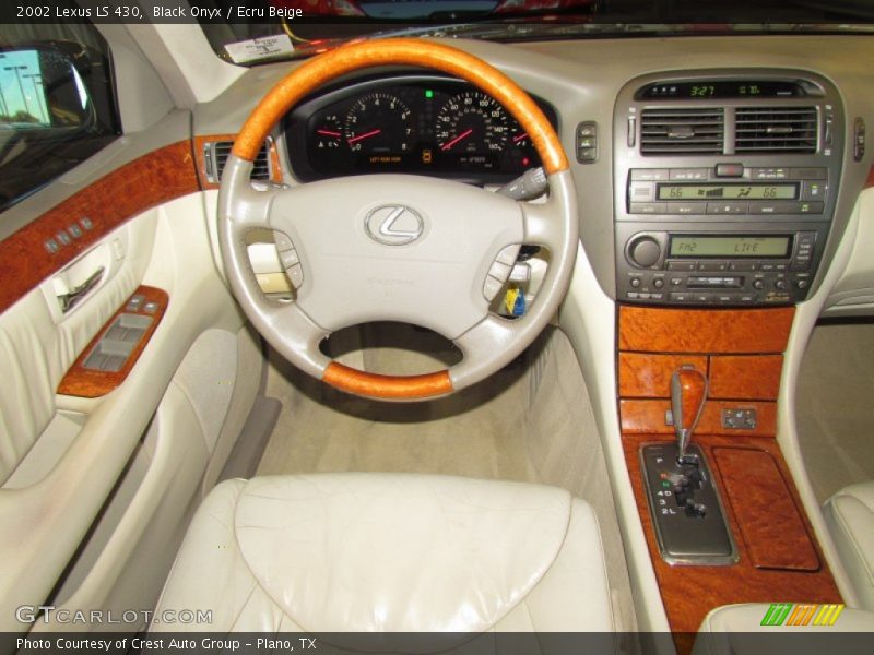 Black Onyx / Ecru Beige 2002 Lexus LS 430