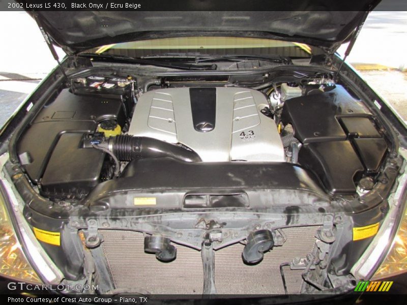 Black Onyx / Ecru Beige 2002 Lexus LS 430