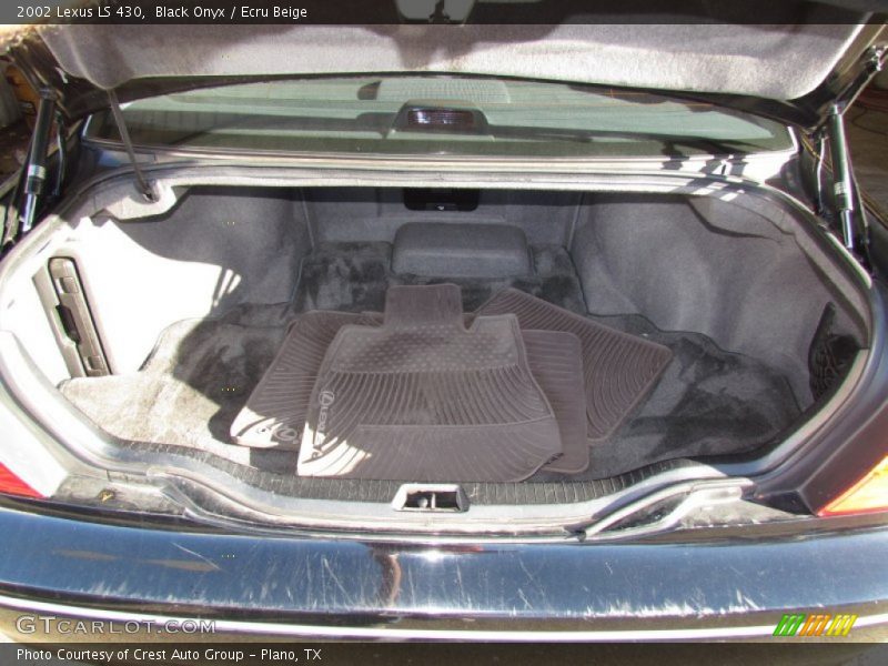 Black Onyx / Ecru Beige 2002 Lexus LS 430