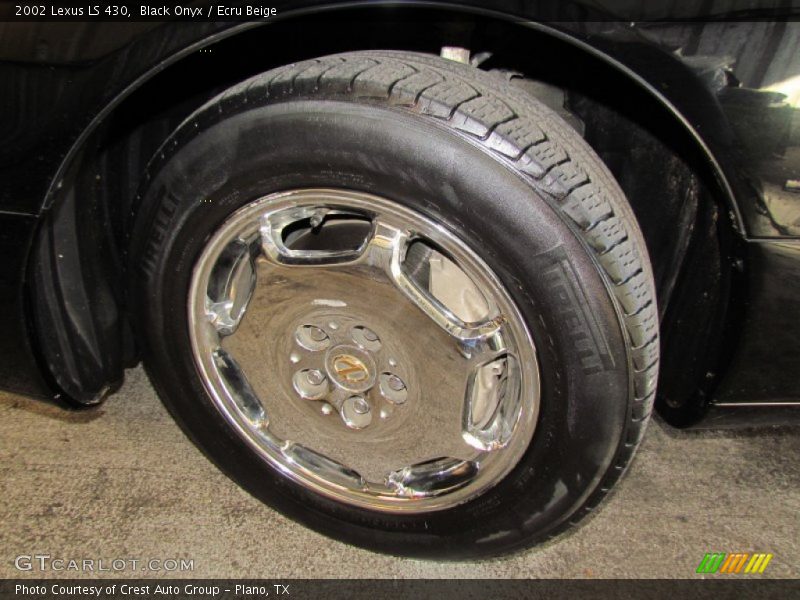 Black Onyx / Ecru Beige 2002 Lexus LS 430