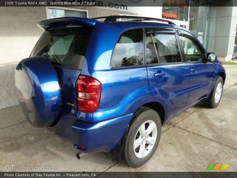 Spectra Blue Mica / Taupe 2005 Toyota RAV4 4WD