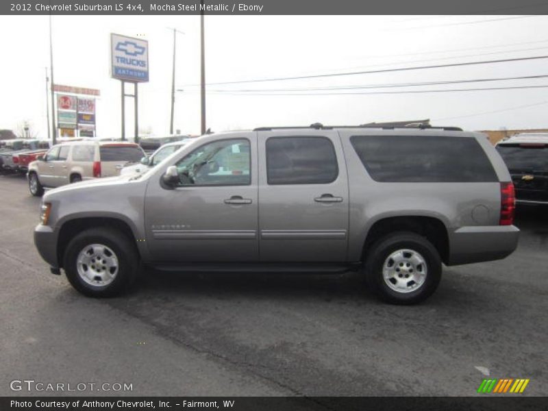 Mocha Steel Metallic / Ebony 2012 Chevrolet Suburban LS 4x4