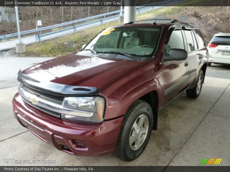 Majestic Red Metallic / Light Gray 2005 Chevrolet TrailBlazer LS 4x4