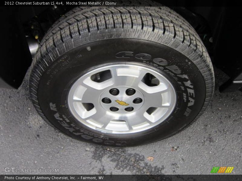 Mocha Steel Metallic / Ebony 2012 Chevrolet Suburban LS 4x4