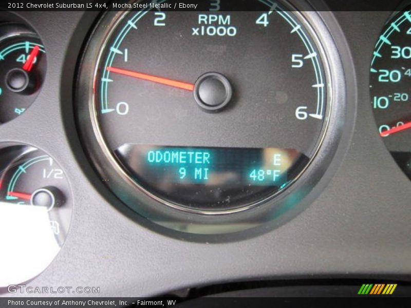 Mocha Steel Metallic / Ebony 2012 Chevrolet Suburban LS 4x4
