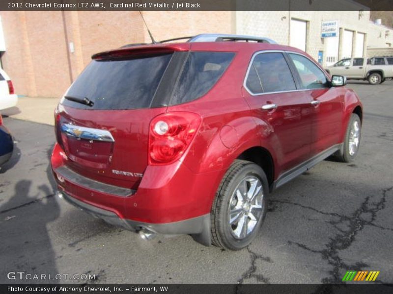 Cardinal Red Metallic / Jet Black 2012 Chevrolet Equinox LTZ AWD