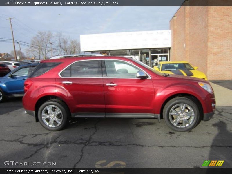 Cardinal Red Metallic / Jet Black 2012 Chevrolet Equinox LTZ AWD