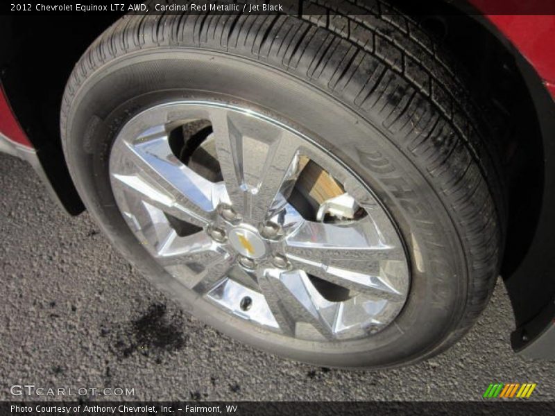 Cardinal Red Metallic / Jet Black 2012 Chevrolet Equinox LTZ AWD
