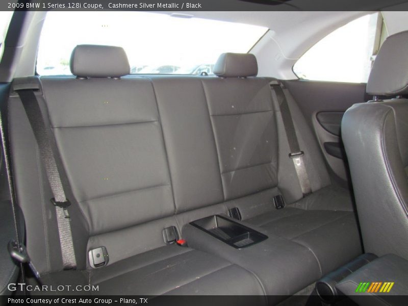 Cashmere Silver Metallic / Black 2009 BMW 1 Series 128i Coupe