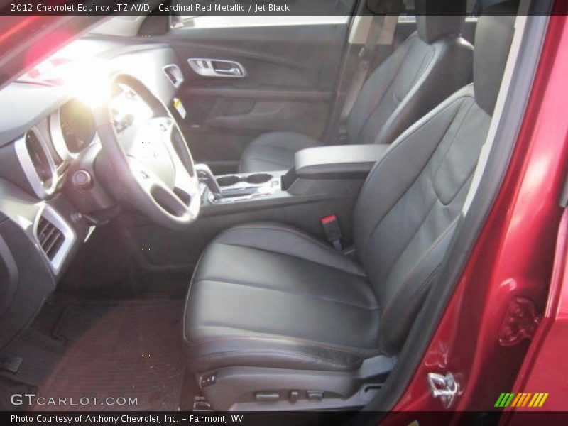 Cardinal Red Metallic / Jet Black 2012 Chevrolet Equinox LTZ AWD