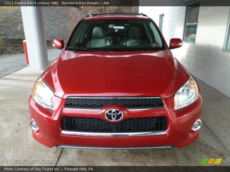 Barcelona Red Metallic / Ash 2011 Toyota RAV4 Limited 4WD