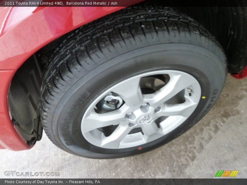 Barcelona Red Metallic / Ash 2011 Toyota RAV4 Limited 4WD