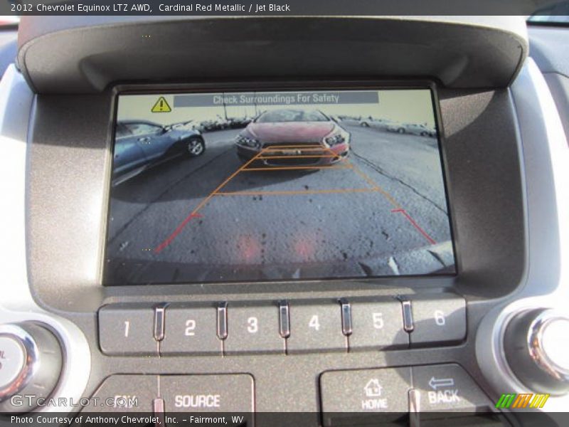 Cardinal Red Metallic / Jet Black 2012 Chevrolet Equinox LTZ AWD