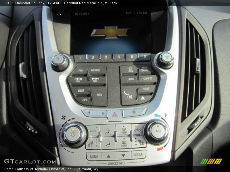 Cardinal Red Metallic / Jet Black 2012 Chevrolet Equinox LTZ AWD
