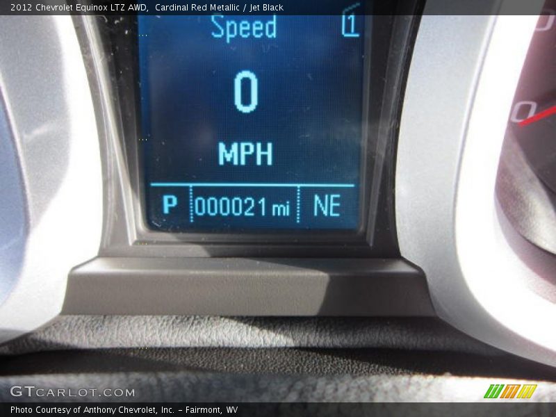 Cardinal Red Metallic / Jet Black 2012 Chevrolet Equinox LTZ AWD