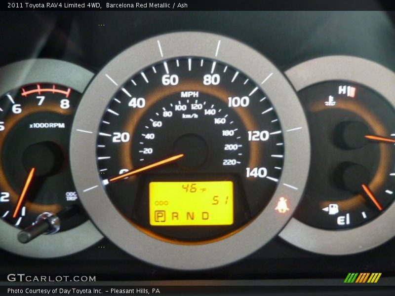 Barcelona Red Metallic / Ash 2011 Toyota RAV4 Limited 4WD