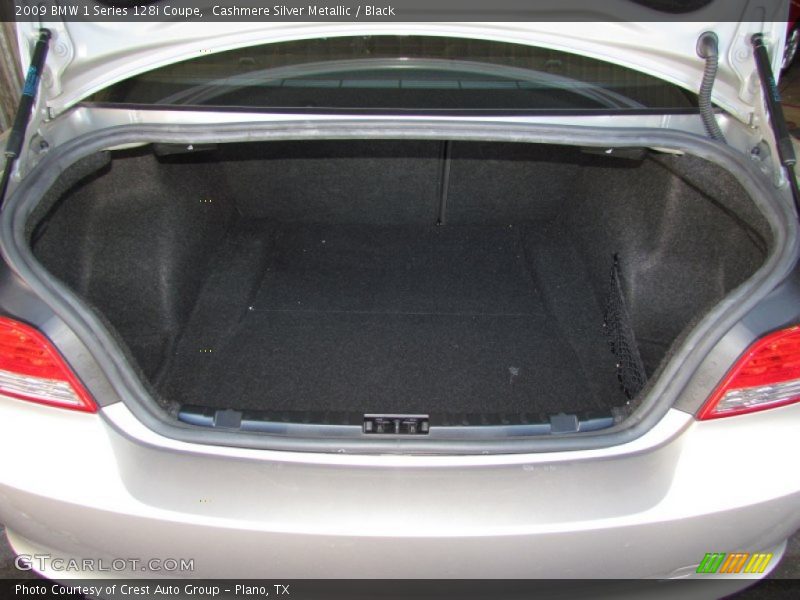 Cashmere Silver Metallic / Black 2009 BMW 1 Series 128i Coupe