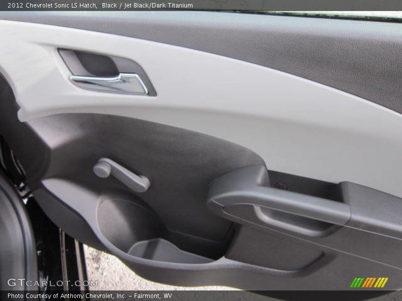 Black / Jet Black/Dark Titanium 2012 Chevrolet Sonic LS Hatch