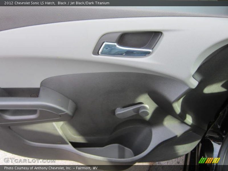 Black / Jet Black/Dark Titanium 2012 Chevrolet Sonic LS Hatch