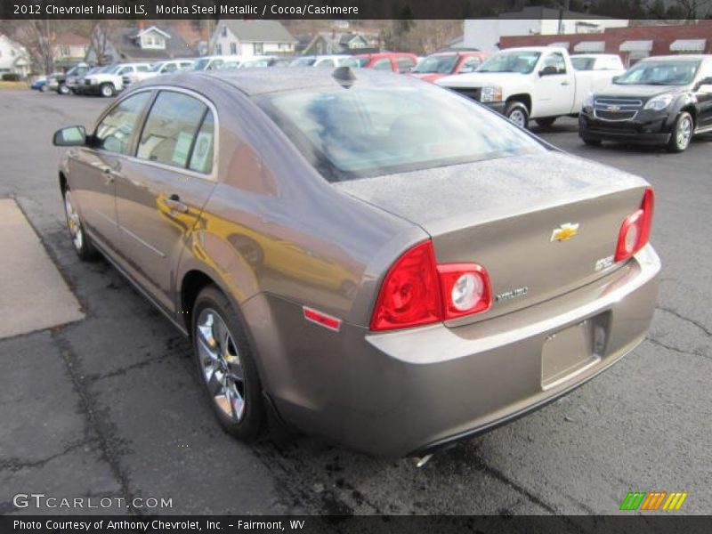 Mocha Steel Metallic / Cocoa/Cashmere 2012 Chevrolet Malibu LS