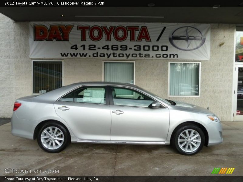 Classic Silver Metallic / Ash 2012 Toyota Camry XLE V6