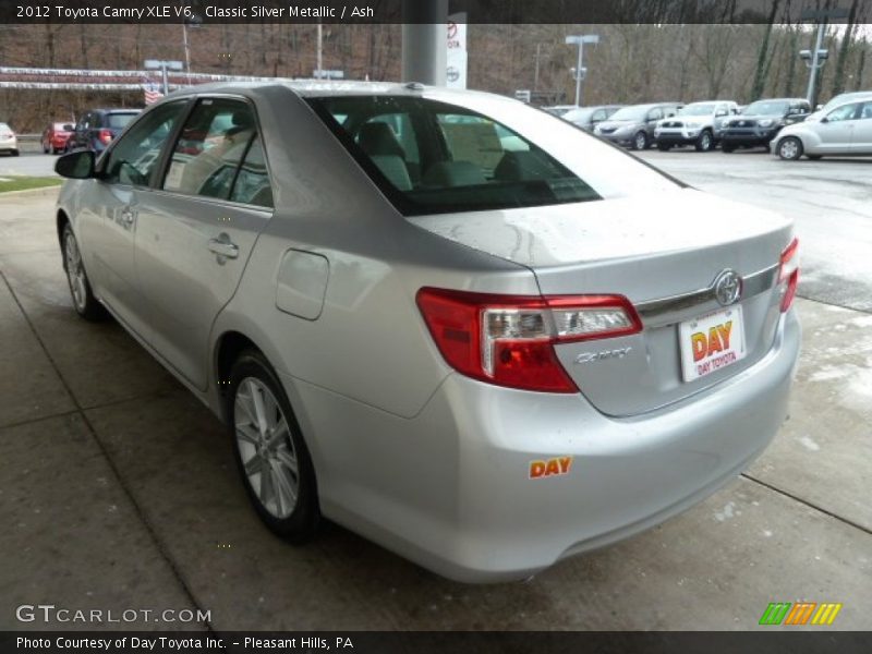 Classic Silver Metallic / Ash 2012 Toyota Camry XLE V6