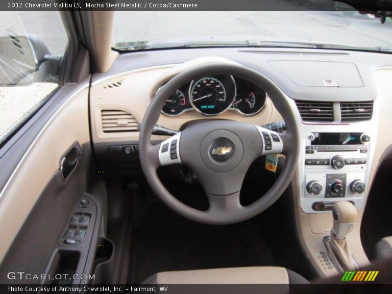 Mocha Steel Metallic / Cocoa/Cashmere 2012 Chevrolet Malibu LS