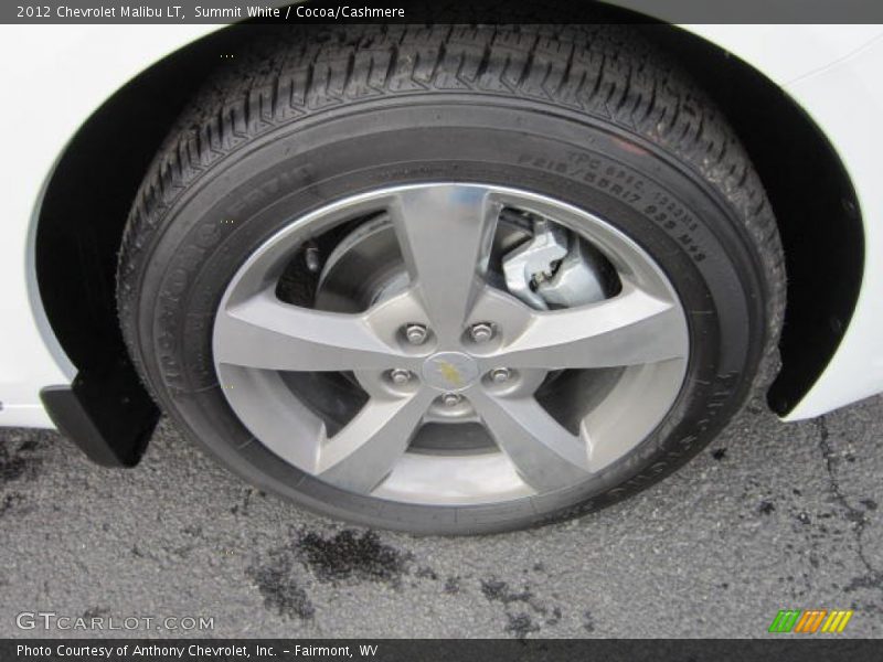 Summit White / Cocoa/Cashmere 2012 Chevrolet Malibu LT